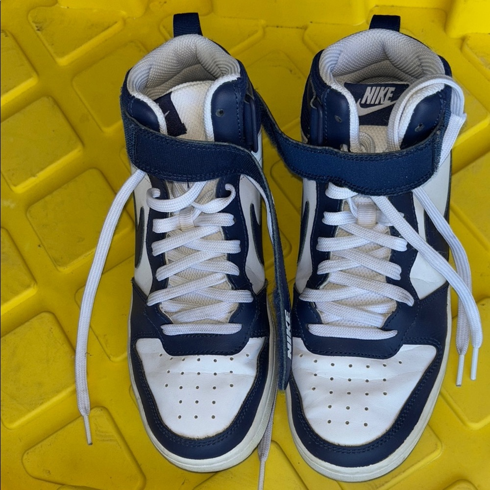 Nike Blue and White Classic Sneakers